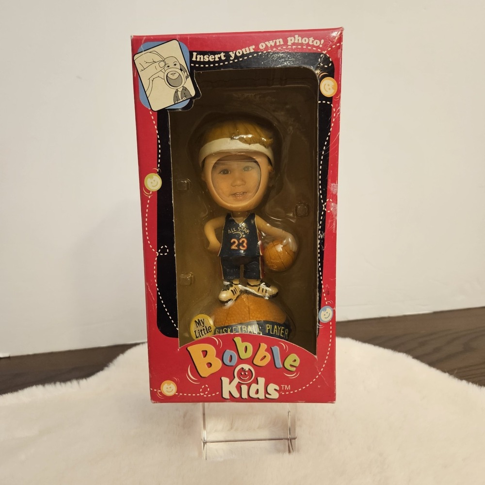 Bobble Kids My Little Basketball Player #23 Photo Bobblehead BK9996 NIB Rare
